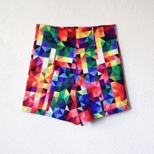 Motel Rocks kaleidoscope high waist short